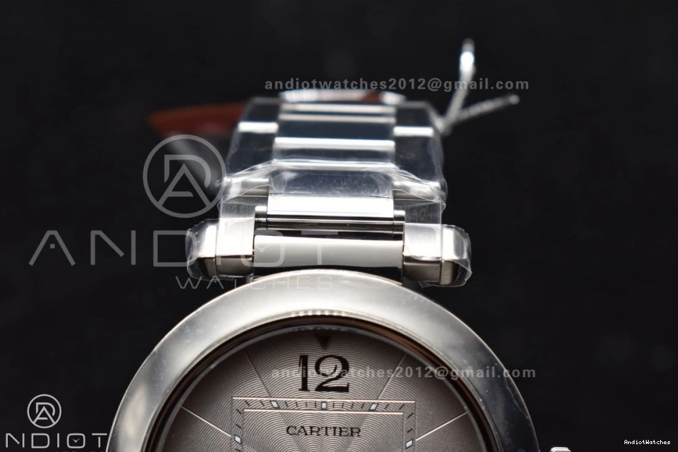 SS Made Cartier Efficient 531 BVF Genuine Pasha like the Bracelet White on 1:1 Dial Ladies 0304